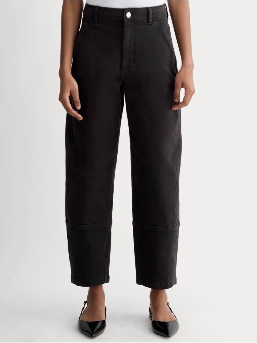 Everlane THE UTILITY BARREL PANT Black